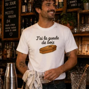 J'ai la gueule de bois.