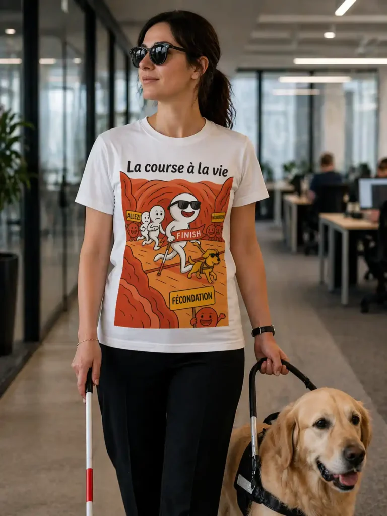 La course à la vie aveugle.